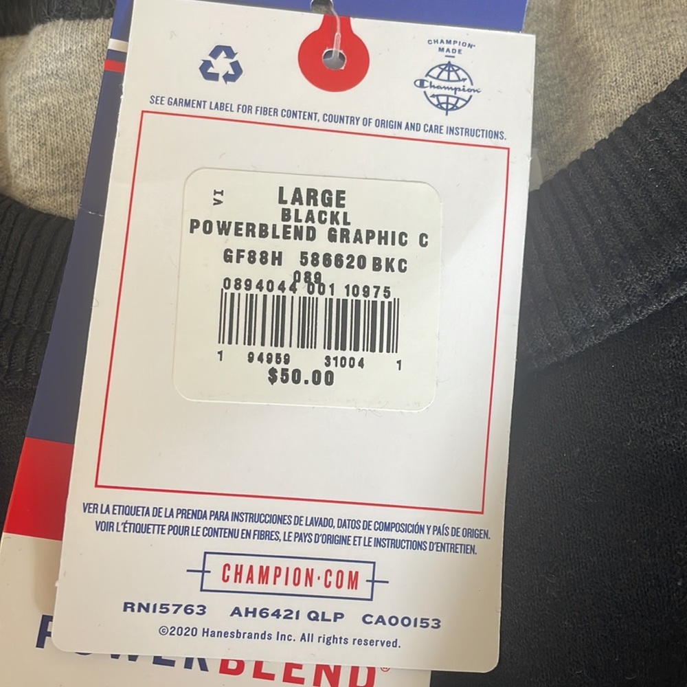Champion Powerblend Fleece Crewneck Sweatshirt - Picture 5 of 5